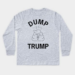 Dump Trump Kids Long Sleeve T-Shirt